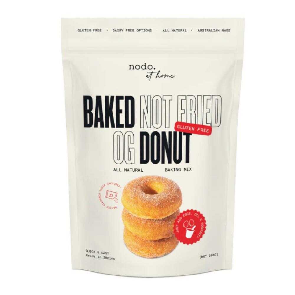 Nodo at Home Baked Not Fried OG Donut Mix 300g – 6 Pack