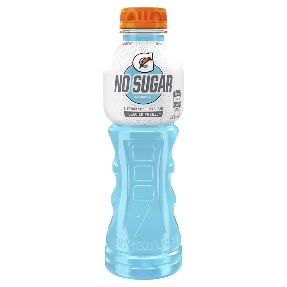 600mL Gatorade No Sugar Glacier Freeze Sports Drink (12)