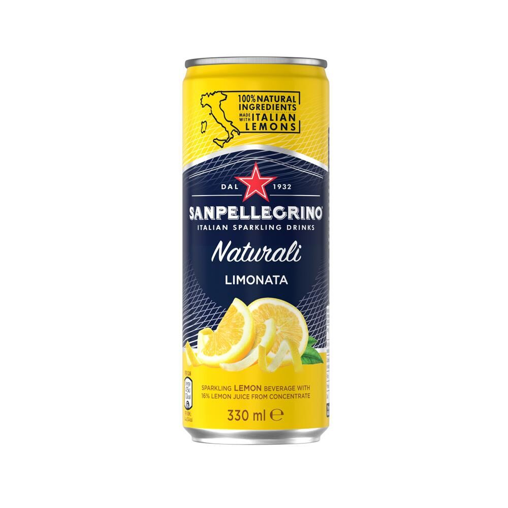 330mL San Pellegrino Limonata Cans (24)