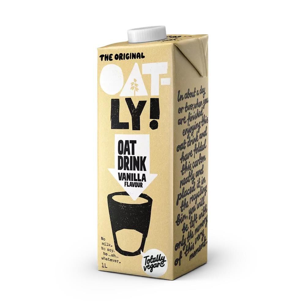 Oatly Oat Milk Vanilla Flavour 1L – 6 Pack