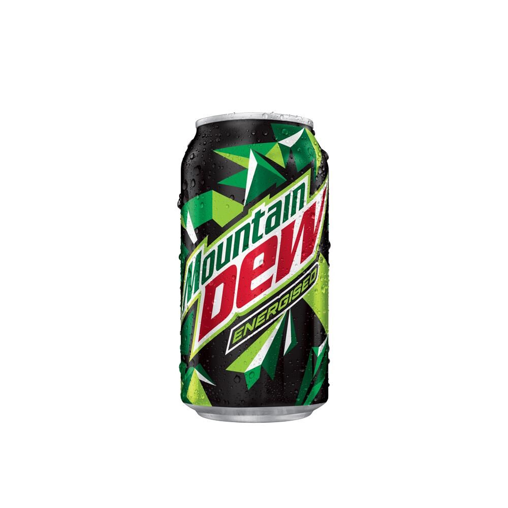 375mL Mountain Dew Energised Soft Drink (30)