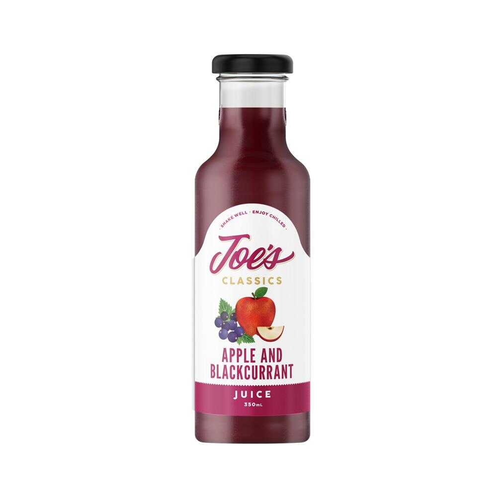 Joe's Classics Apple & Blackcurrant Juice 350ml – 12 Pack