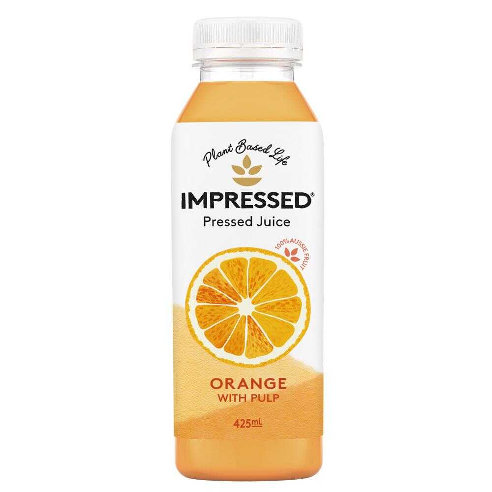 Impressed Orange Juice 425ml – 12 Pack (6x2)