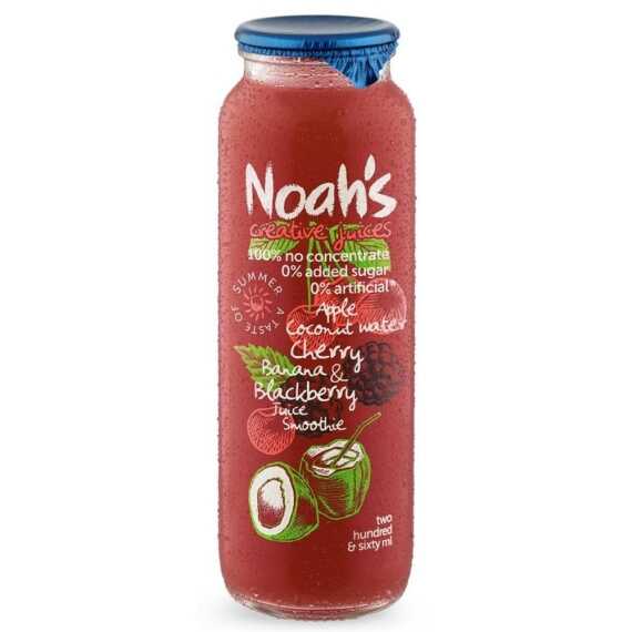 Noah's Cherry Coconut Water Smoothie 260ml – 12 Pack