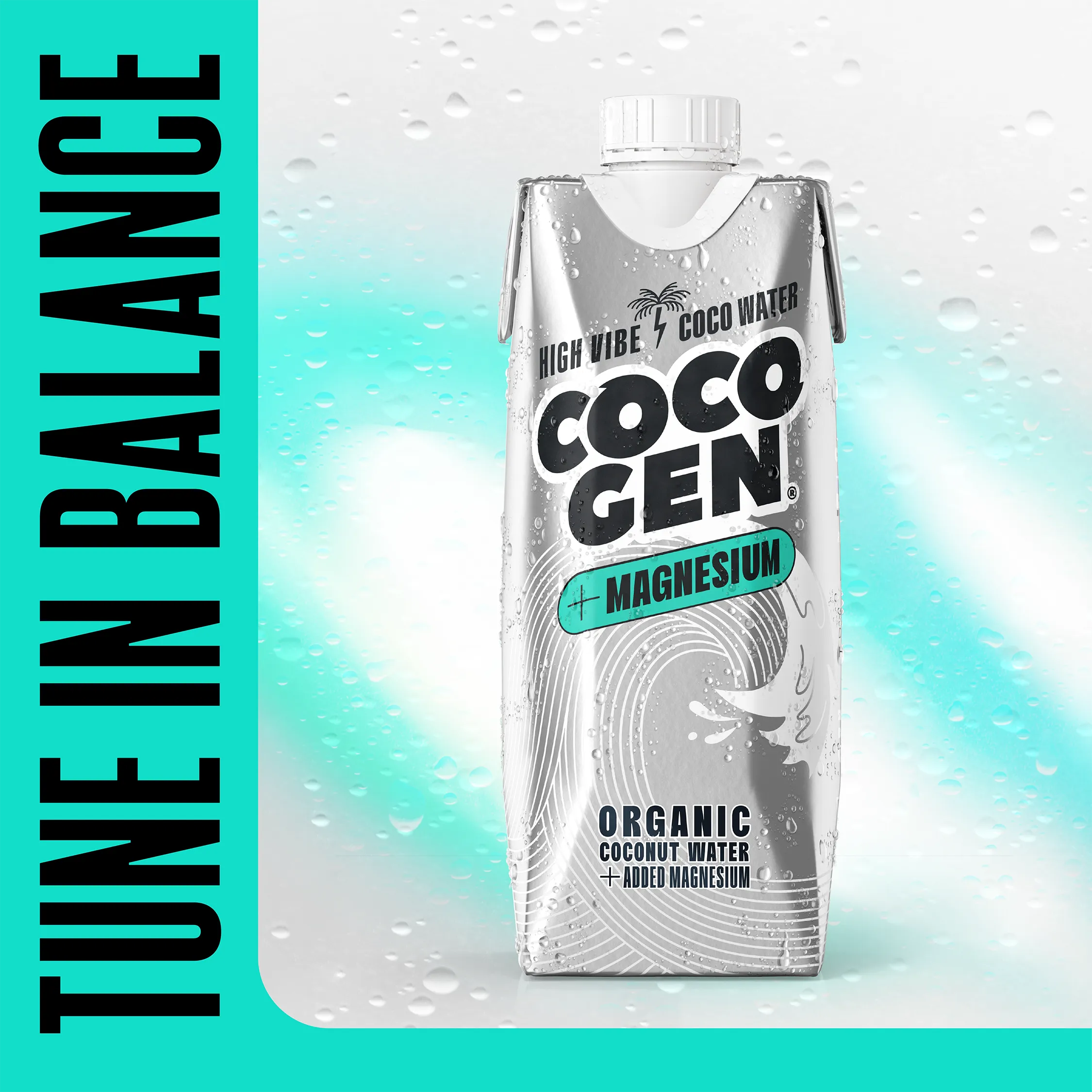 Cocogen Coconut Water + Magnesium 500ml – 12 Pack - Image 2