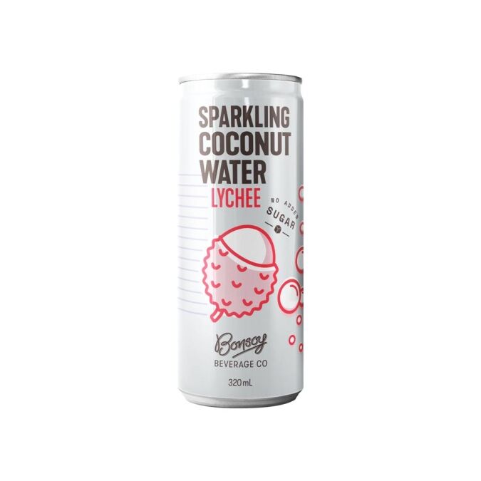 320ML LYCHEE SPARKLING COCONUT WATER (12)