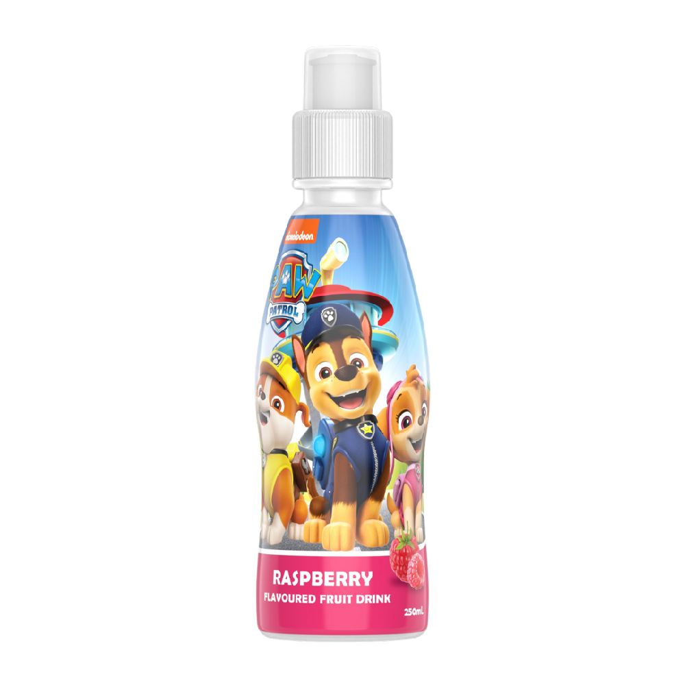 Fruity Burst Paw Patrol Raspberry Juice 250ml – 24 Pack