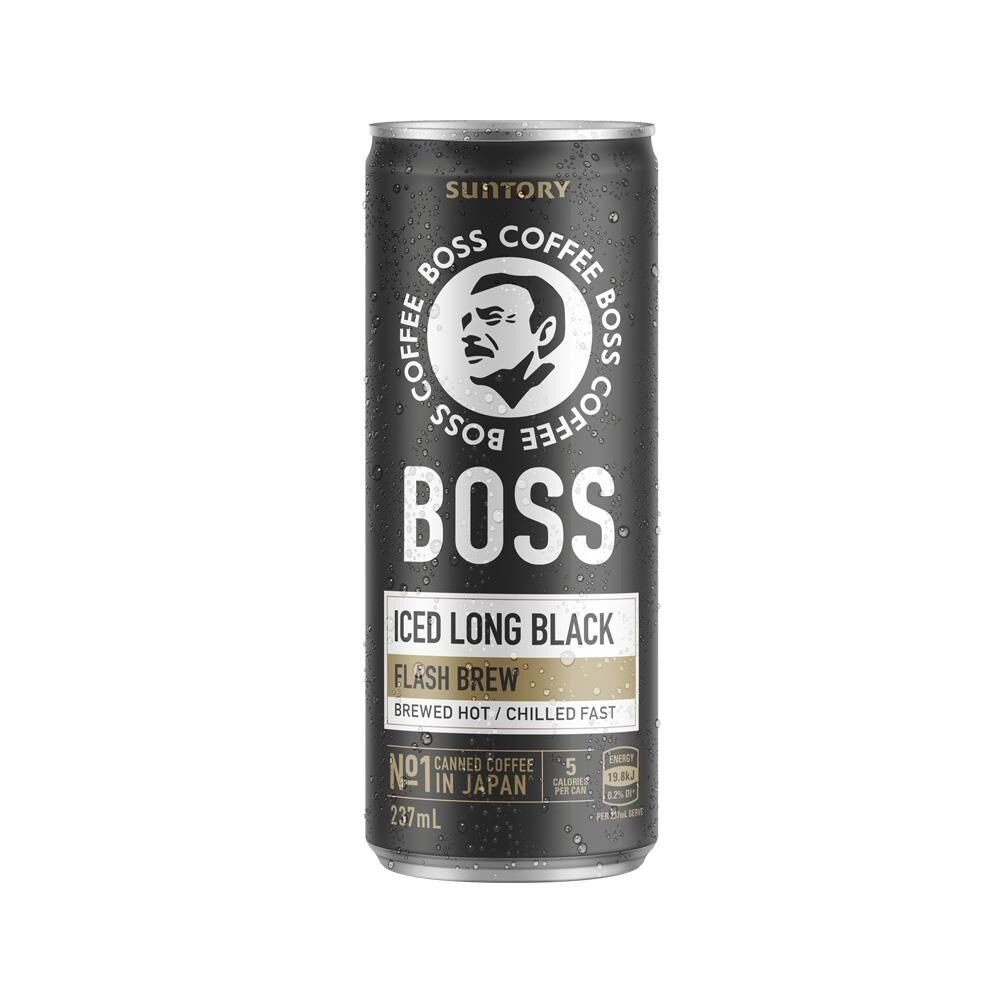 Boss I/C Long Black 237ml – 12 Pack