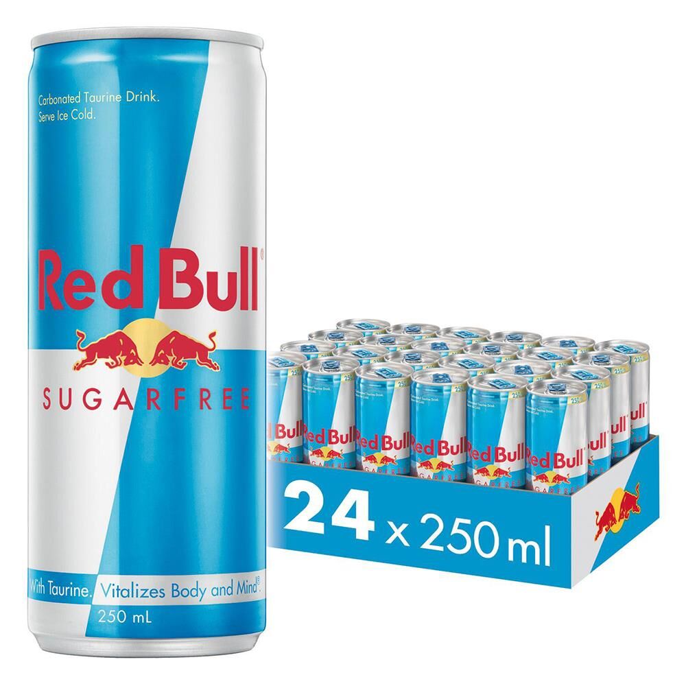 Red Bull Energy Drink Sugar Free 250ml – 24 Pack