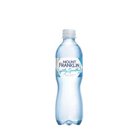 Mount Franklin Lightly Sparkling Water 450ml – 24 Pack