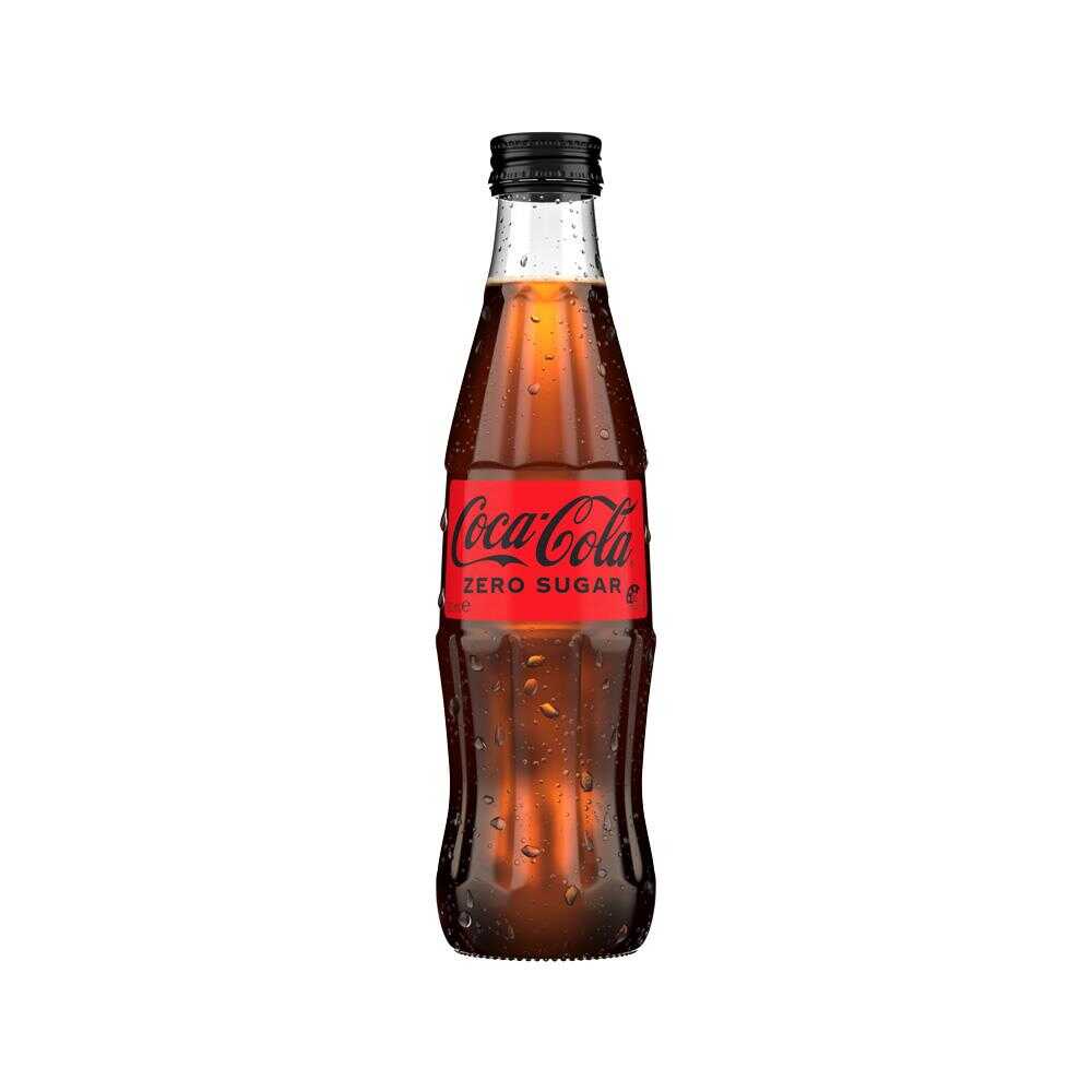 Coca-Cola Zero Sugar Glass 330ml – 24 Pack