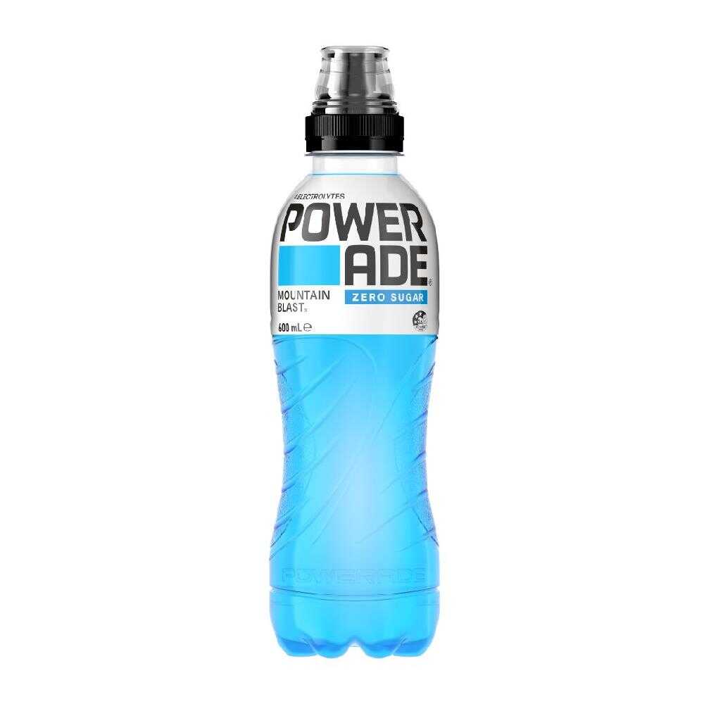 Powerade Sports Drink Mountain Blast Zero Sugar 600ml – 12 Pack