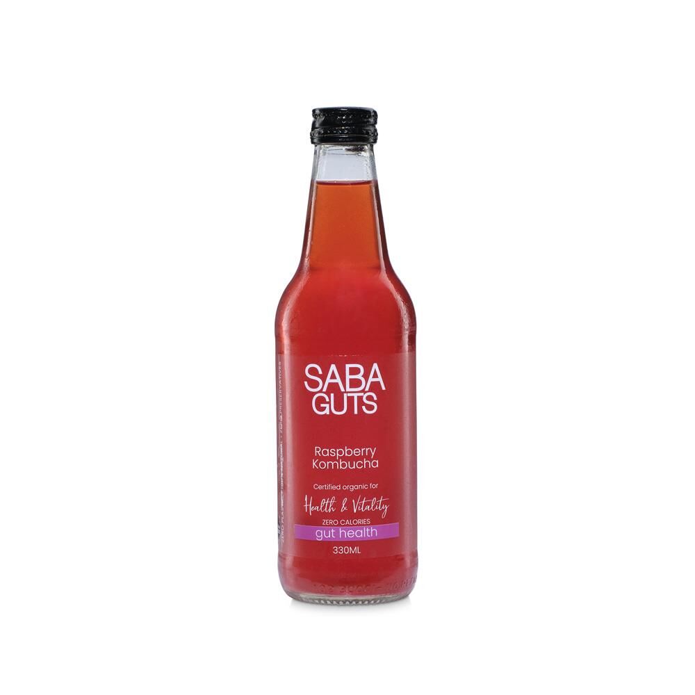330ml SABA Kombucha Raspberry (12)