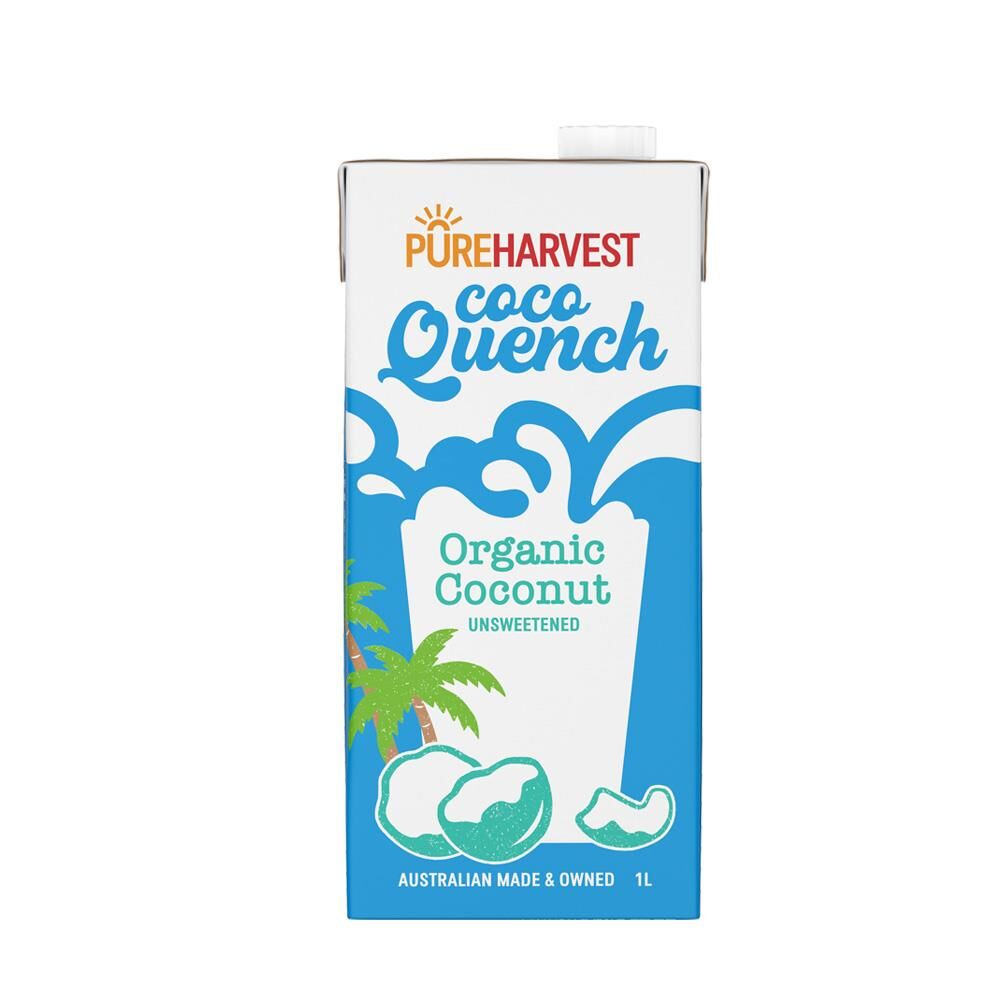 1L PureHarvest Organic Unsweetened Coconut Milk (12)