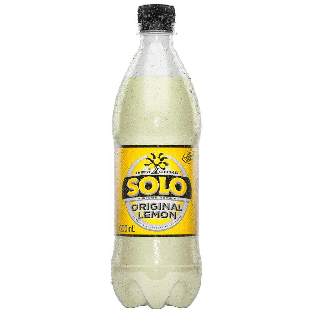 Solo Original Lemon PET 600ml – 24 Pack