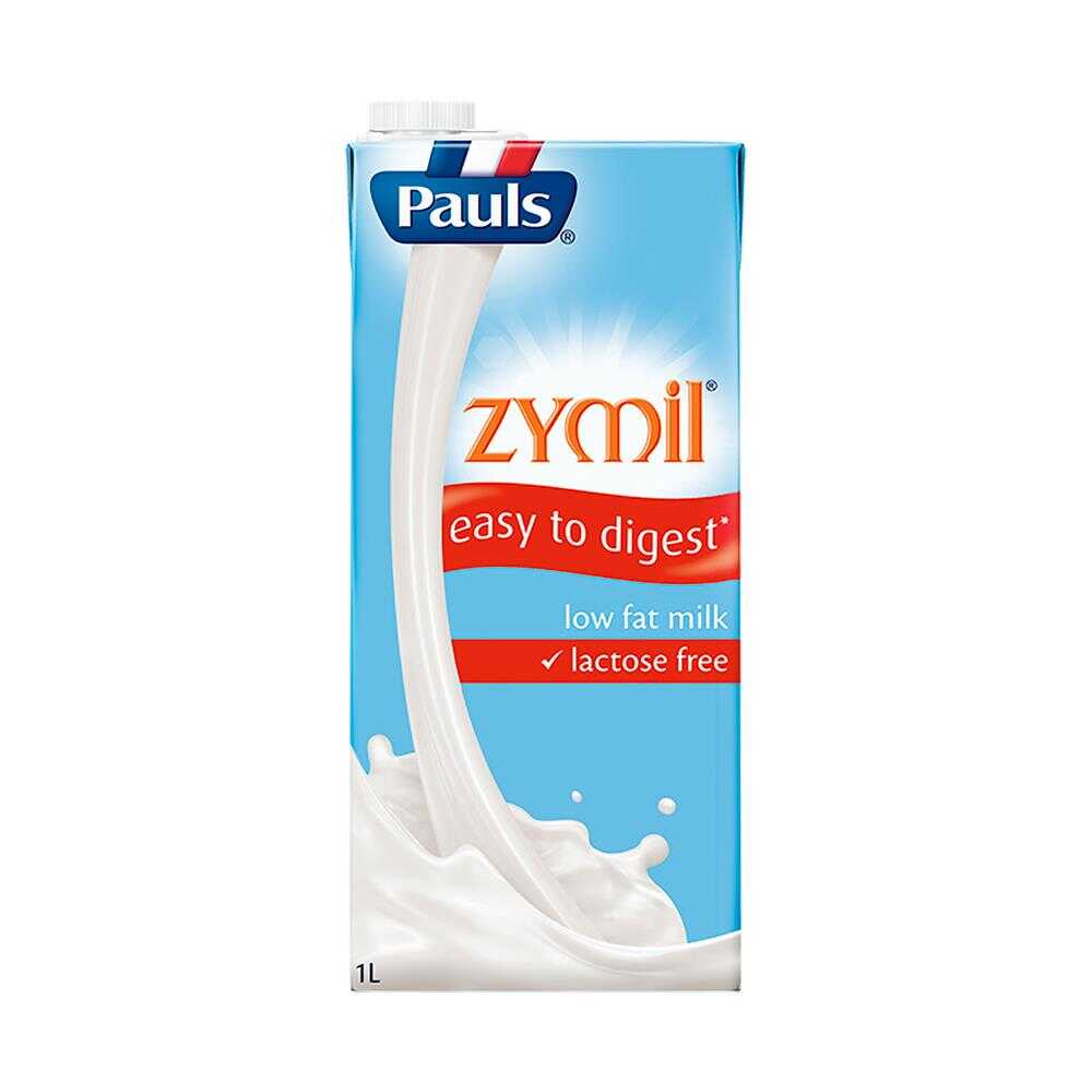 Pauls Zymil Low Fat Lactose Free Milk 1L – 12 Pack