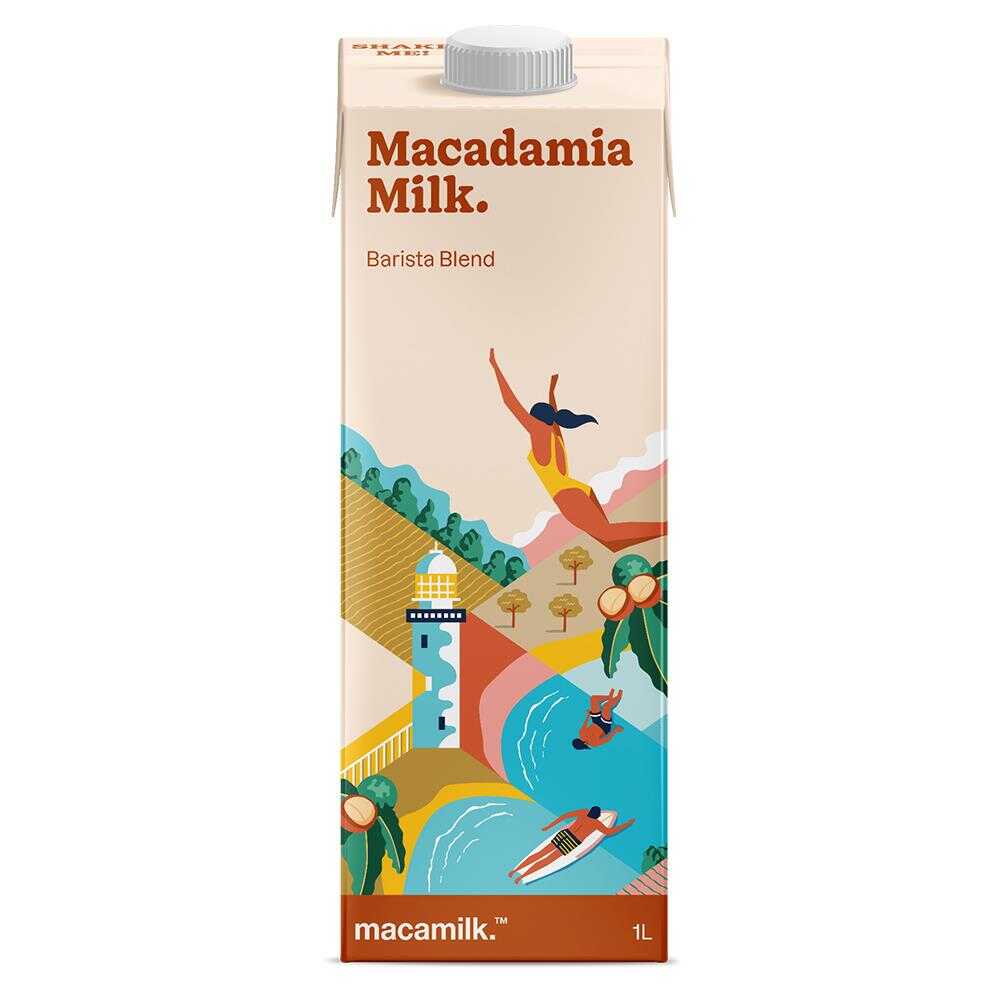 Macamilk Macadamia Milk Barista Blend 1L – 6 Pack