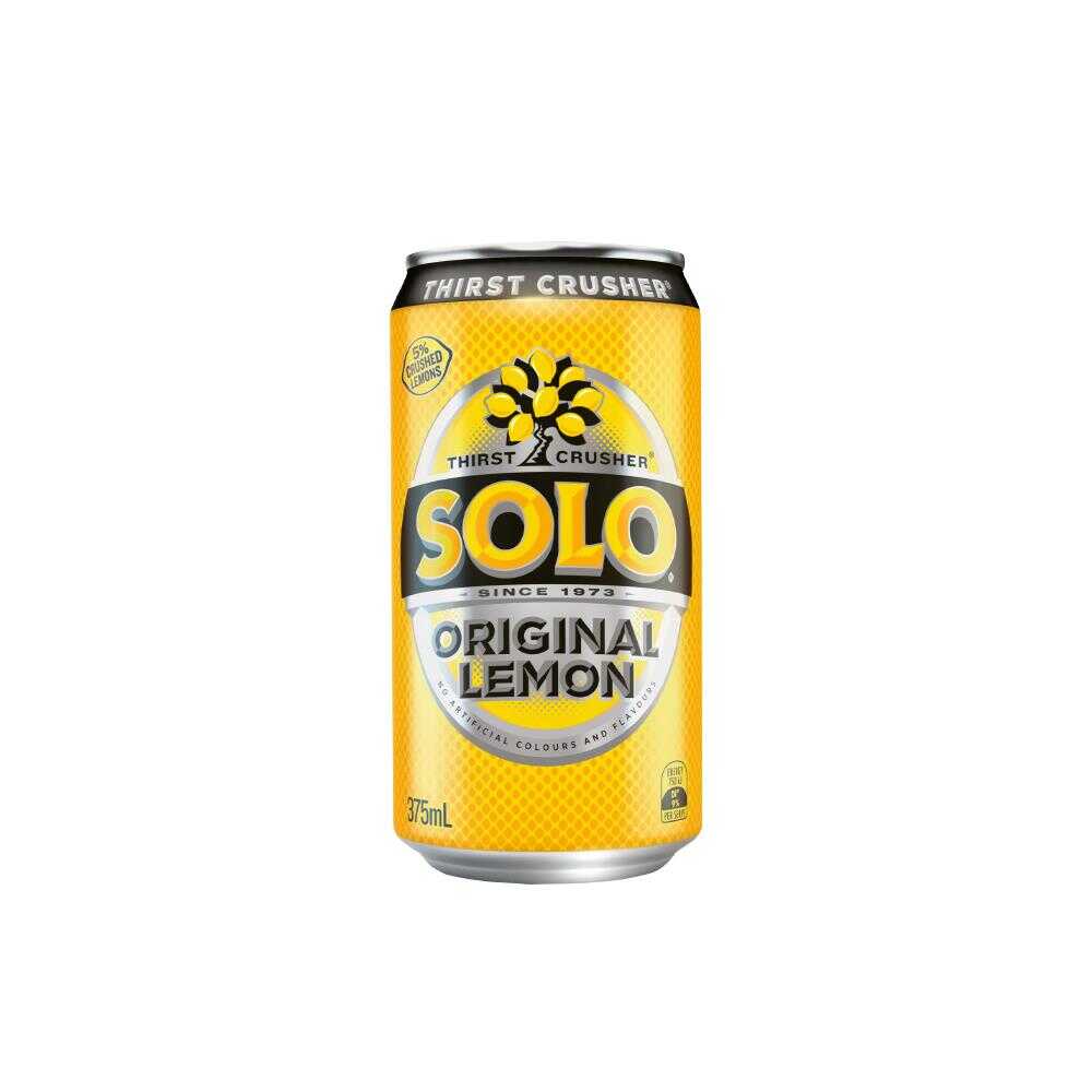 Solo Original Lemon Cans 375ml – 30 Pack