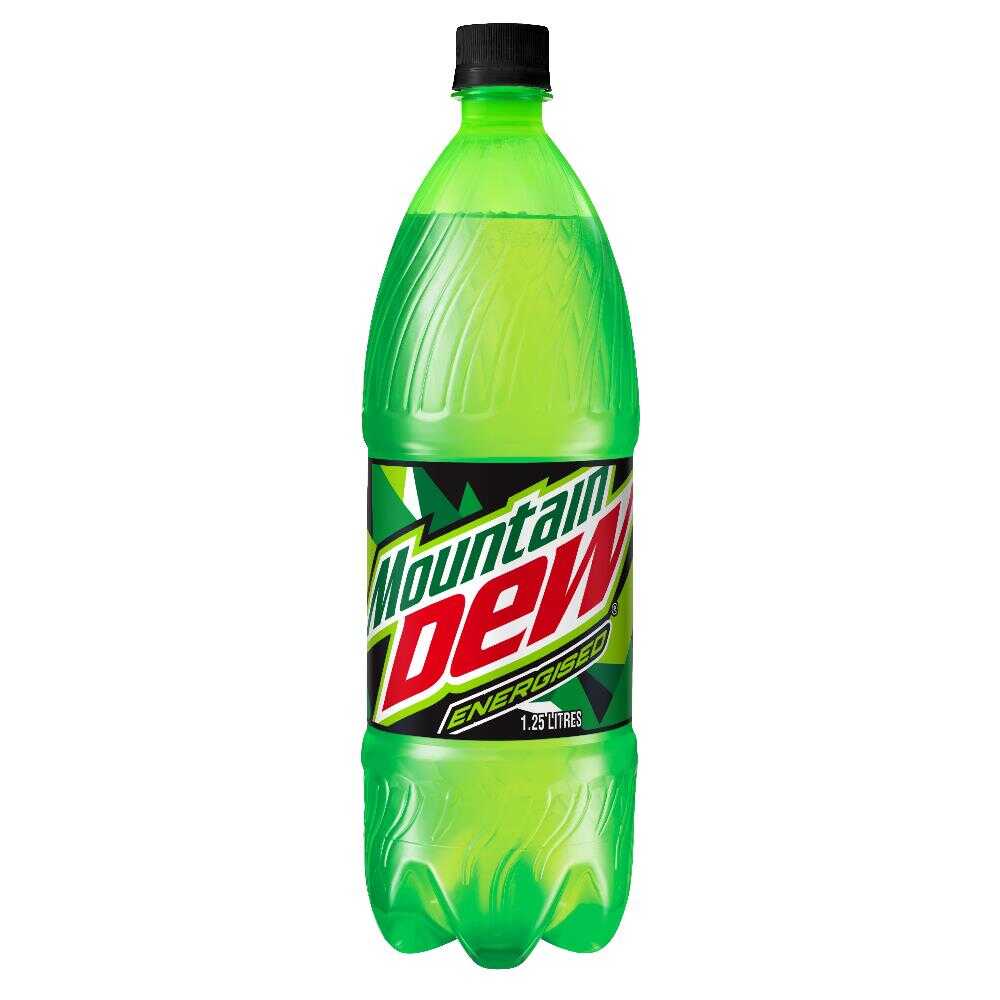 Mountain Dew Energized Soft Drink PET 1.25L – 12 Pack