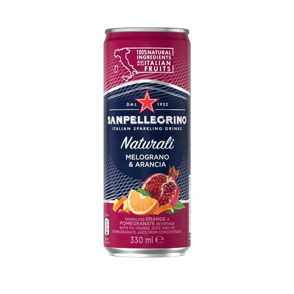 San Pellegrino Melograno Italian Sparkling Drink 330ml – 24 Pack (6x4)