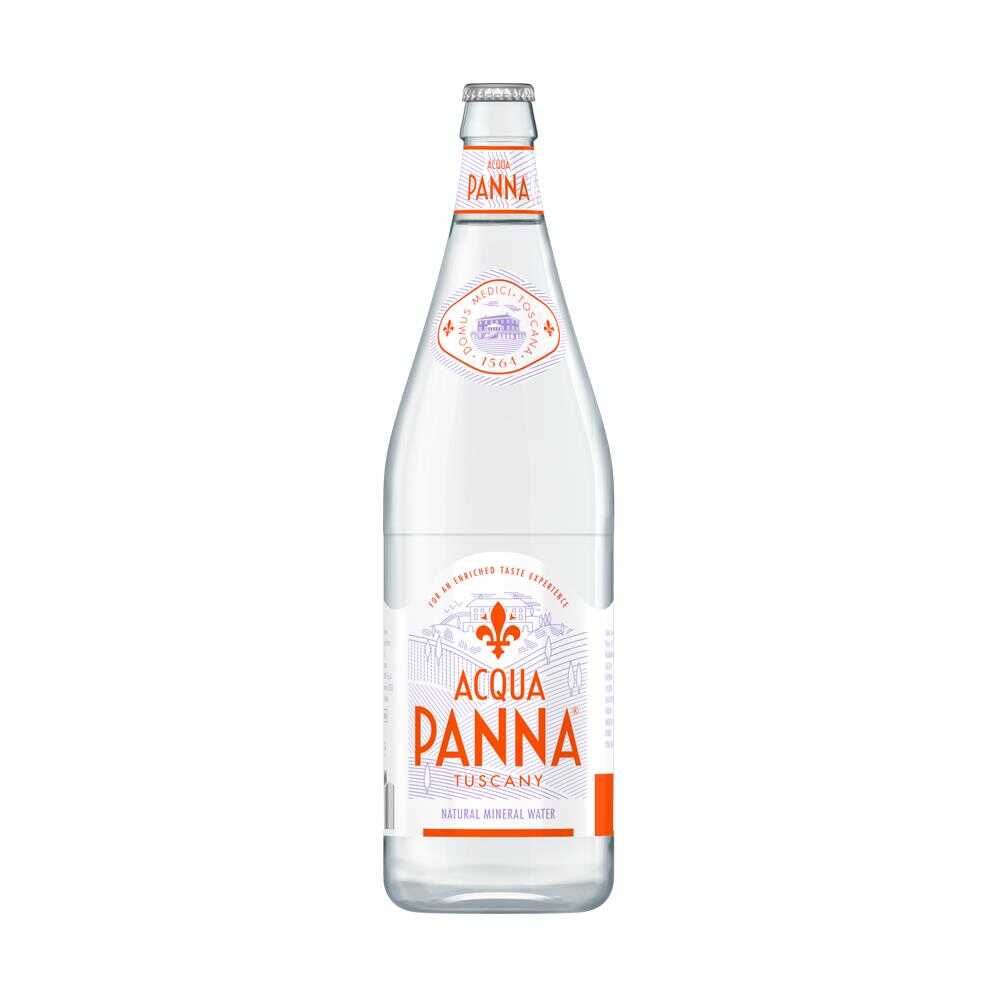 Acqua Panna Still Mineral Water Glass 1L – 12 Pack