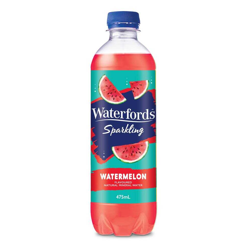 Waterfords Sparkling Water Watermelon 475ml – 20 Pack