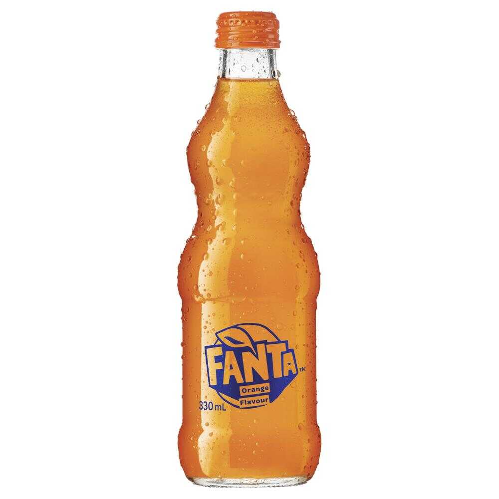 Fanta Orange 330ml Glass – 24 Pack