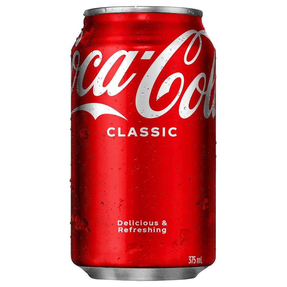 Coca-Cola Classic Cans 375ml – 24 Pack