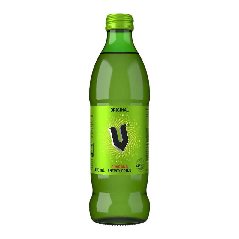 V Energy Drink Glass 350ml – 24 Pack