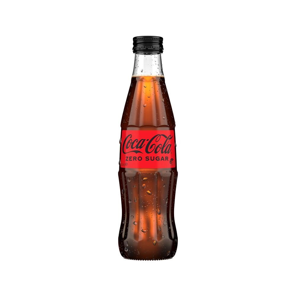 330mL Coca-Cola Zero Sugar Glass (24)