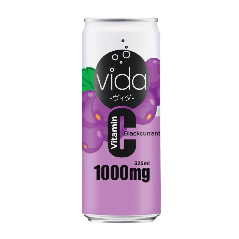 325ML VIDA VIT C - BLACKCURRANT (24)