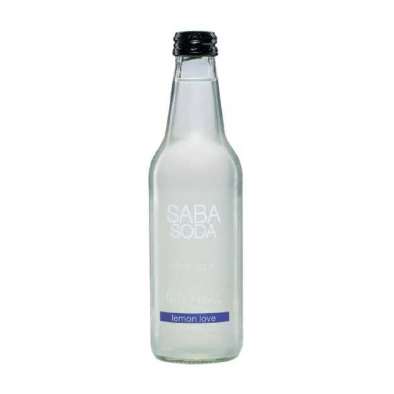 Saba Soda Lemonade Zero Sugar 330ml – 12 Pack