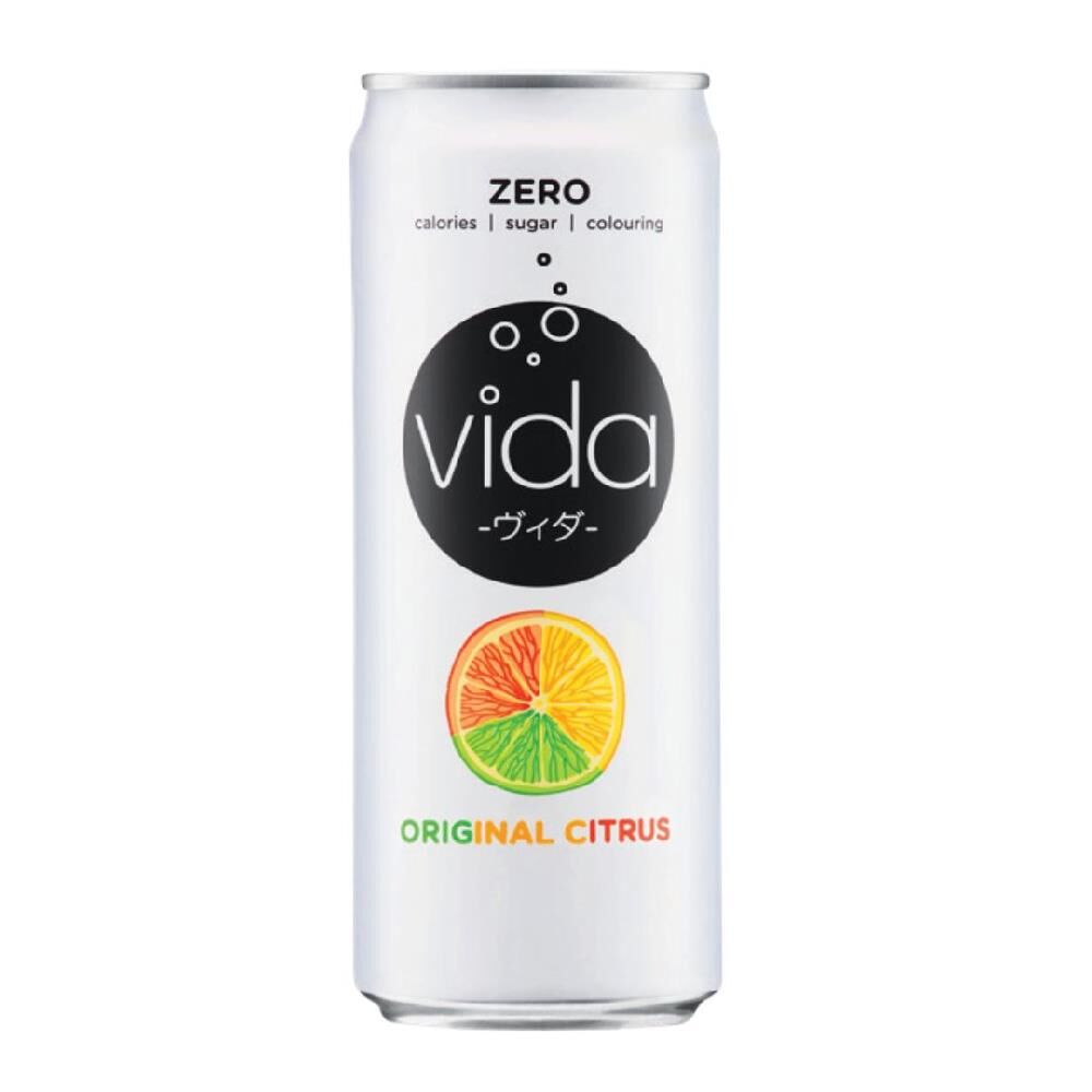 Vida Zero Original Citrus 325ml – 24 Pack