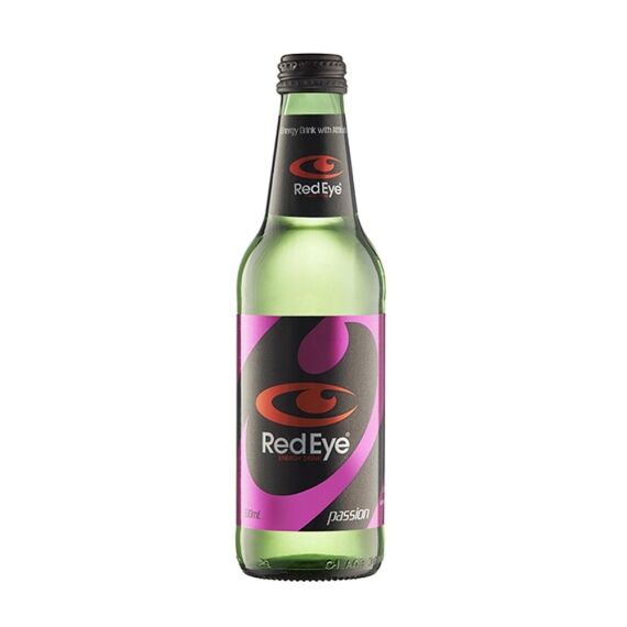 Red Eye Energy Drink Passionfruit 330ml – 12 Pack