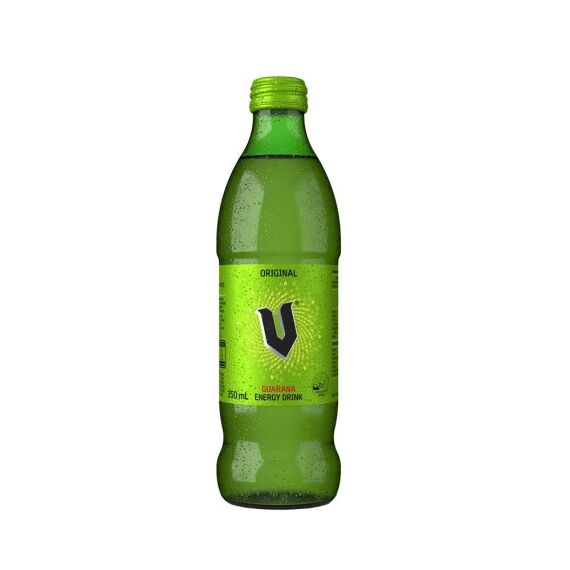 V Energy Drink Glass 350ml – 24 Pack