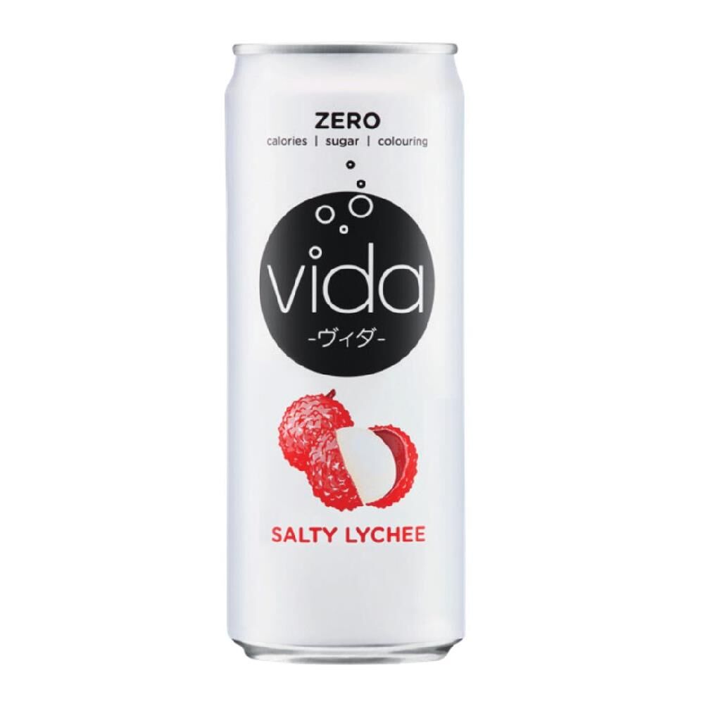 Vida Zero Salty Lychee 325ml – 24 Pack