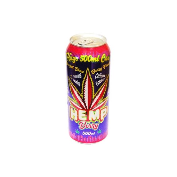 Hemp Berry Energy Drink 500ml – 24 Pack