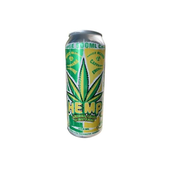 Hemp Lemon, Lime & Bitters Energy Drink 500ml – 24 Pack
