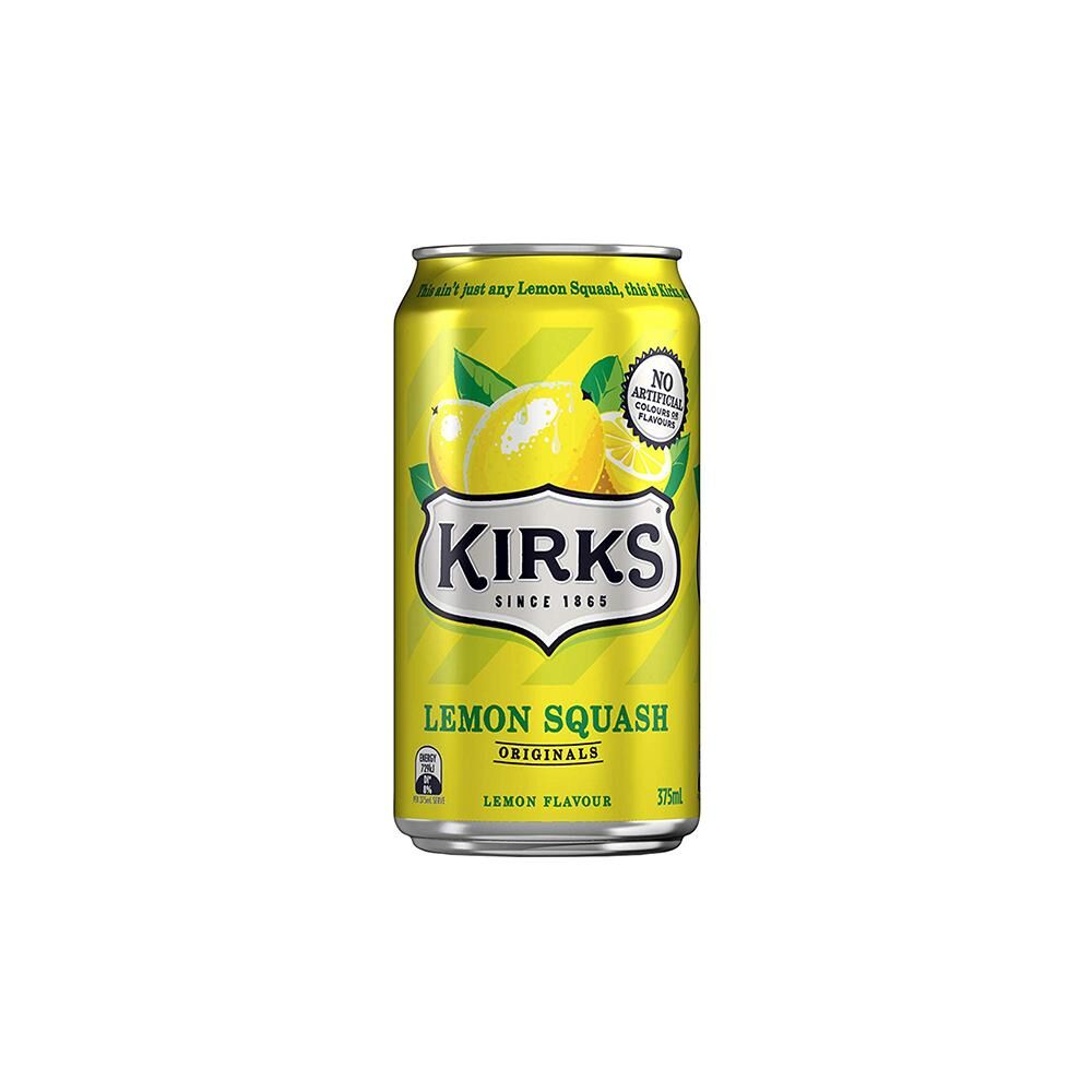 Kirk's Lemon Squash 375ml – 20 Pack