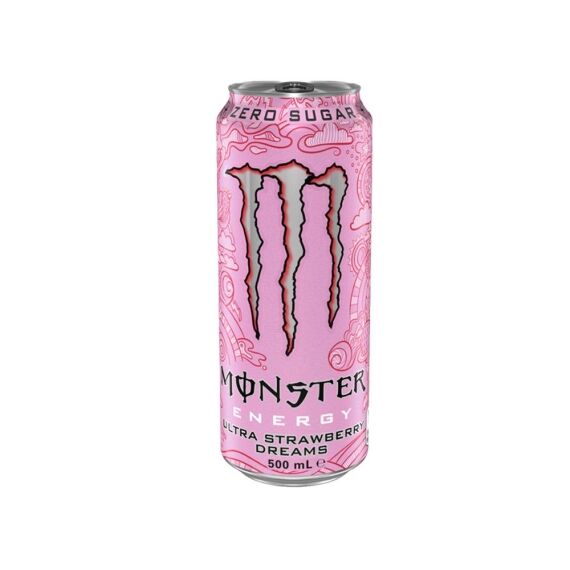 Monster Energy Ultra Strawberry Dreams Zero Sugar 500ml – 24 Pack