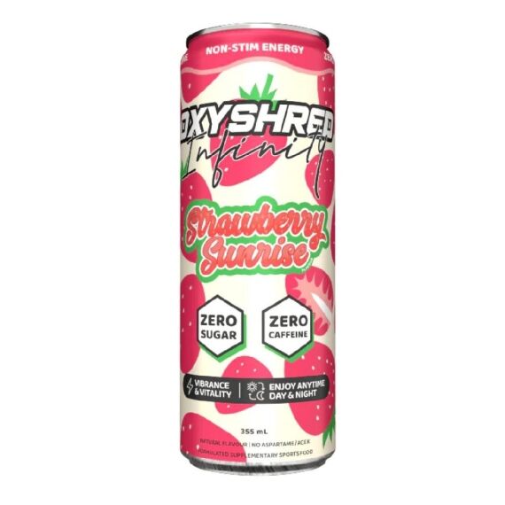 Oxyshred Infinity Strawberry Sunrise 355ml – 12 Pack