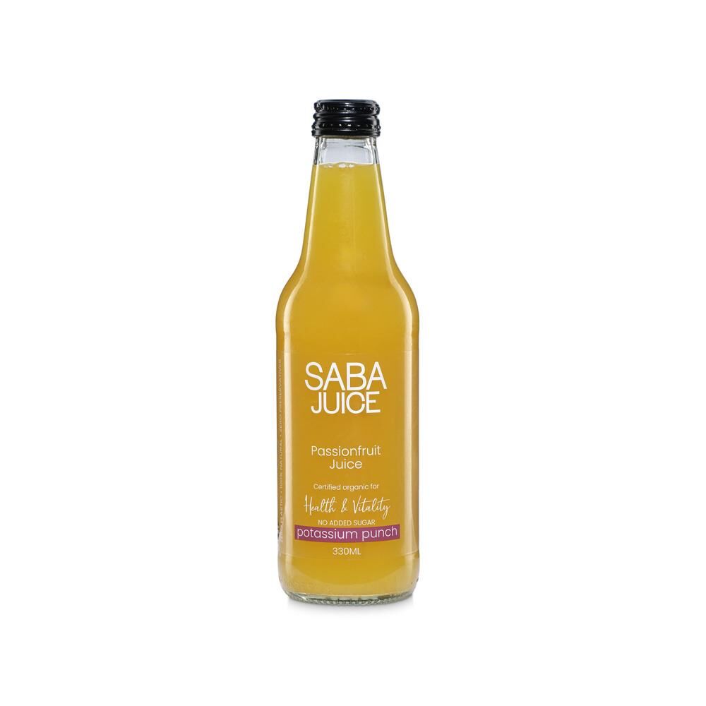 330ml Saba Organic Passionfruit Juice (12)