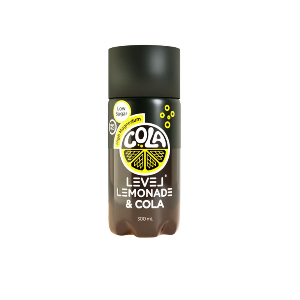 300ML LEVEL LEMONADE - COLA (6)