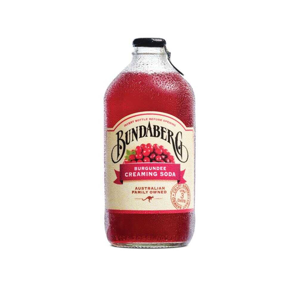Bundaberg Burgundee Creaming Soda 375ml – 12 Pack