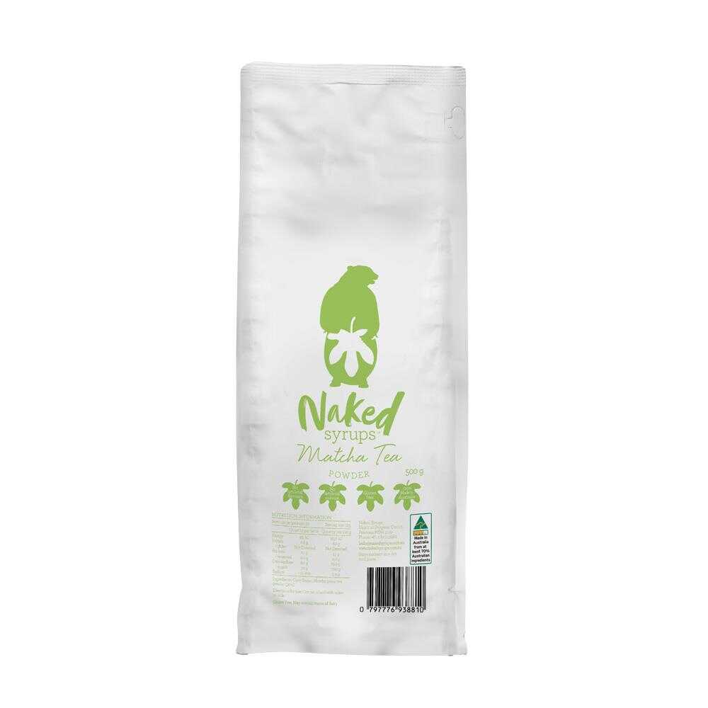 Naked Syrups Matcha Powder 500g – 1 Unit