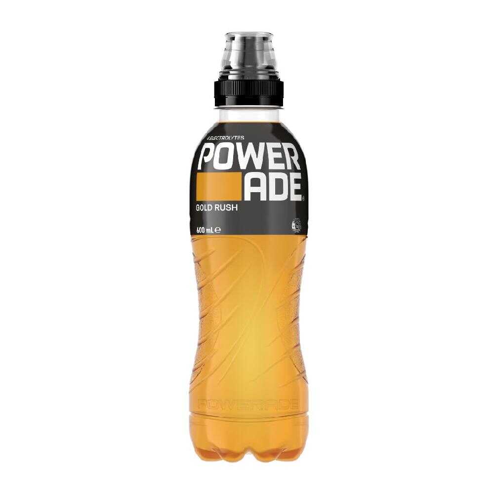 Powerade Gold Rush Sports Drink 600ml – 12 Pack
