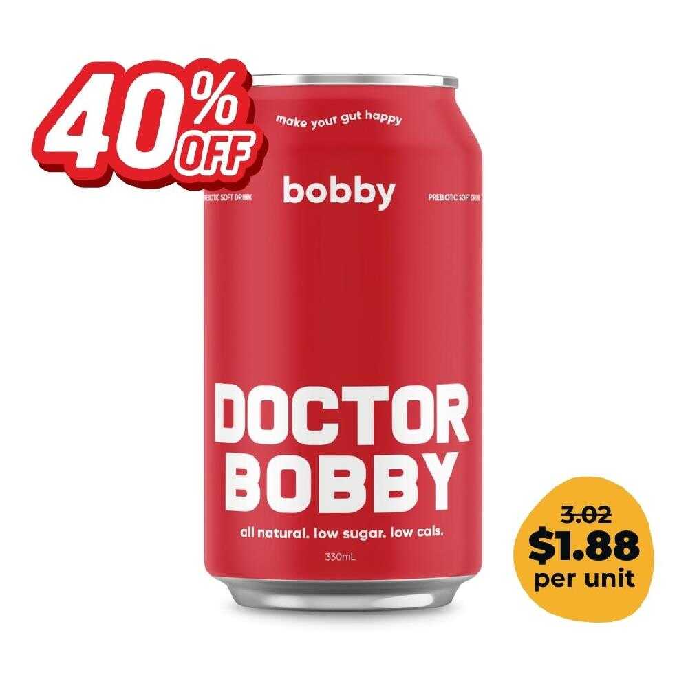 bobby Prebiotic Doctor Bobby 330ml – 12 Pack