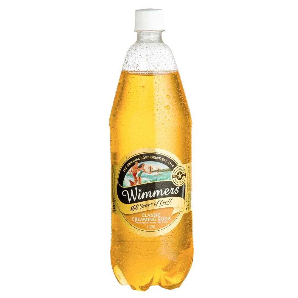 Wimmers Classic Creaming Soda 1.25L – 12 Pack