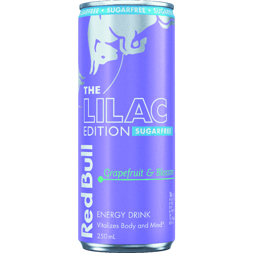 Red Bull Energy Drink Lilac Edition Sugar Free 250ml – 12 Pack