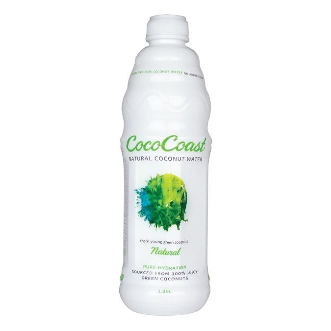 1.25L Cococoast Natural Coconut Water (12)